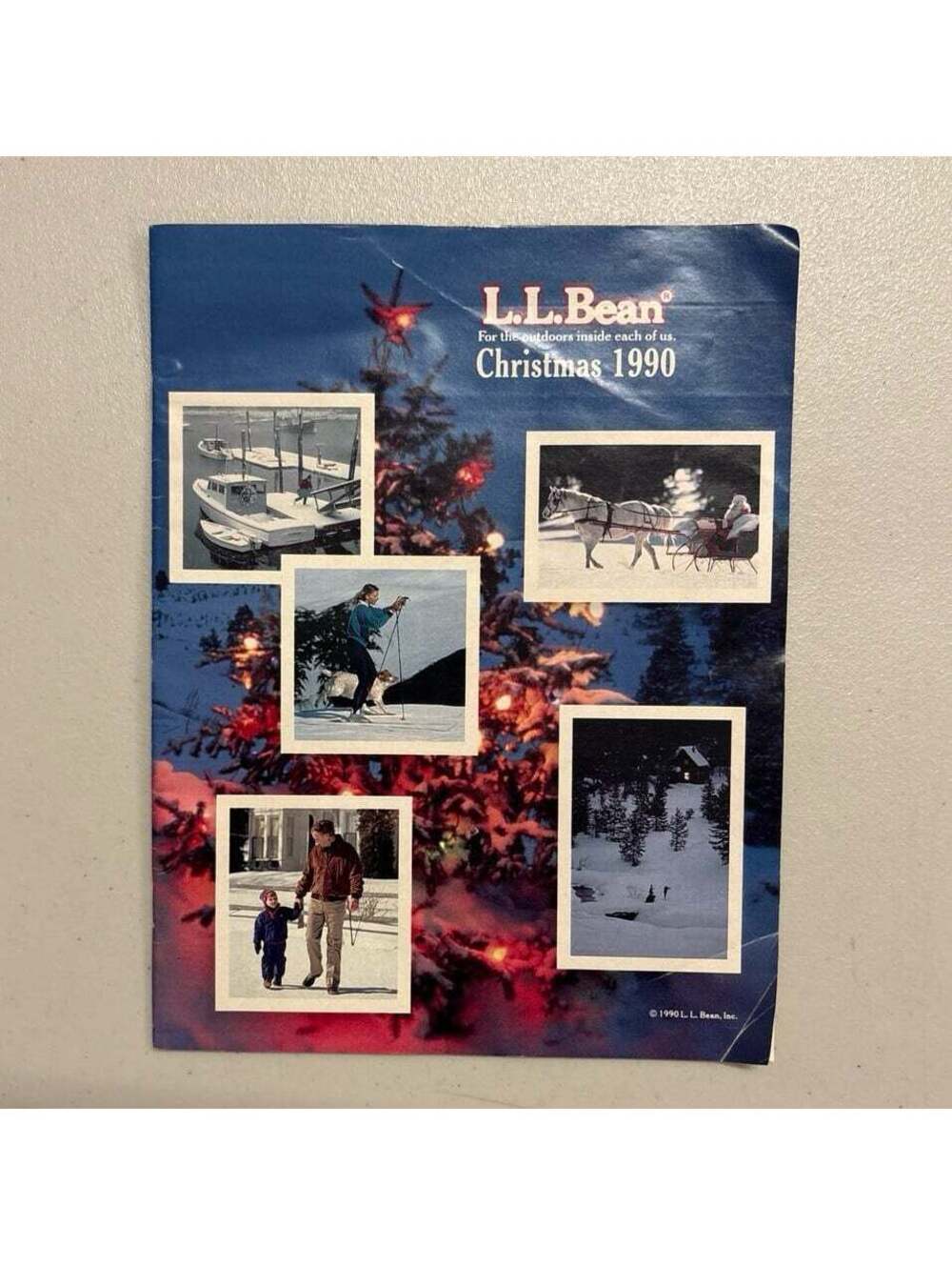 Vintage 1990 L.L. Bean Christmas Catalog Winter Outdoor Clothing Gear 59 Pages